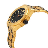 Versace Chain Reaction Quartz Black Dial Two Tone Steel Strap Watch for Men - VEDY00619 Authentic Buy Shop Now