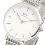 Daniel Wellington Classic Petite Sterling White Dial Silver Mesh Bracelet Watch for Women - DW00100442 Authentic Buy Shop Now