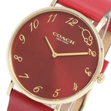Coach Perry Red Dial Red Leather Strap Watch for Women - 14503486 Authentic Buy Shop Now
