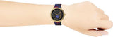 Versace V-Circle The Clans Edition Black Dial Red & Blue Leather Strap Watch for Women - VEBQ00218 Authentic Buy Shop Now