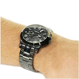 Fossil Grant Chronograph Black Dial Black Steel Strap Watch for Men - FS4832 Authentic Buy Shop Now