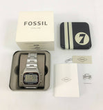 Fossil Retro Digital Silver Dial Silver Steel Strap Watch for Men - FS5844 Authentic Buy Shop Now