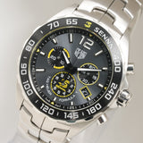 Tag Heuer Formula 1 Ayrton Senna Special Edition Grey Dial Silver Steel Strap Watch for Men - CAZ101AF.BA0637 Authentic Buy Shop Now