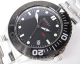 Gucci G Timeless Black Dial Silver Steel Strap Watch For Men - YA126249 Authentic Buy Shop Now