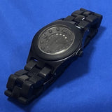 Marc Jacobs Pelly Black Dial Black Silicon Strap Watch for Women - MBM2511 Authentic Buy Shop Now