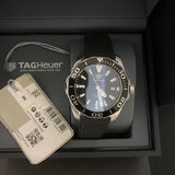 Tag Heuer Aquaracer Black Dial Black Rubber Strap Watch for Men - WAY111A.FT6151 Authentic Buy Shop Now