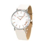 Coach Perry White Dial White Leather Strap Watch for Women - 14503117 Authentic Buy Shop Now