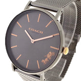 Coach Perry Grey Dial Grey Mesh Bracelet Watch for Women - 14503127 Authentic Buy Shop Now