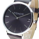 Coach Charles Black Dial Black Leather Strap Watch for Men - 14602149 Authentic Buy Shop Now