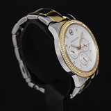 Michael Kors Tibby Multifunction White Dial Two Tone Steel Strap Watch For Women - MK6825 Authentic Buy Shop Now
