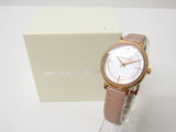 Michael Kors Cinthia Mother of Pearl Dial Pink Leather Strap Watch for Women - MK2663 Authentic Buy Shop Now