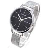 Calvin Klein Even Black Dial Silver Mesh Bracelet Watch for Women - K7B23121 Authentic Buy Shop Now