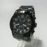 Marc Jacobs Larry Chronograph Black Dial Black Steel Strap Watch for Men - MBM5032 Authentic Buy Shop Now