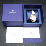 Swarovski Octea Lux Chrono Pink Dial Pink Leather Strap Watch for Women - 5452501 Authentic Buy Shop Now