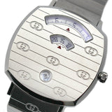 Gucci Grip Quartz Silver Dial Silver Steel Strap Watch For Women - YA157401 Authentic Buy Shop Now