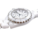 Chanel J12 Quartz White Dial White Steel Strap Watch for Women - J12 H5698 Authentic Buy Shop Now