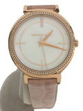 Michael Kors Cinthia Mother of Pearl Dial Pink Leather Strap Watch for Women - MK2663 Authentic Buy Shop Now