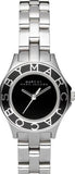 Marc Jacobs Blade Black Dial Silver Steel Strap Watch for Women - MBM3059 Authentic Buy Shop Now