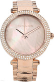 Michael Kors Parker Rose Gold Dial with Diamonds Rose Gold Steel Strap Watch for Women - MK6426 Authentic Buy Shop Now