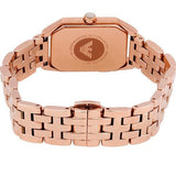 Emporio Armani Giola White Mother of Pearl Dial Rose Gold Steel Strap Watch For Women - AR11147 Authentic Buy Shop Now