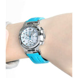 Tissot T Race Chronograph White Dial Brown Rubber Strap Watch for Women - T048.217.17.017.02 Authentic Buy Shop Now