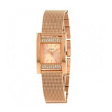 Guess Nouveau Diamonds Rose Gold Dial Rose Gold Mesh Bracelet Watch for Women - W0127L3 Authentic Buy Shop Now