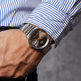 Mido Commander II Automatic Chronometer Grey Dial Silver Steel Strap Watch For Men - M021.431.11.061.01 Authentic Buy Shop Now