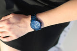 Guess F14 Chronograph Analog Blue Dial Blue Steel Strap Watch For Women - W0448L5 Authentic Buy Shop Now