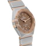 Omega Constellation Quartz Brown Dial Silver Steel Strap Watch for Women - 131.20.25.60.13.001 Authentic Buy Shop Now