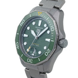 Tag Heuer Aquaracer Professional 300 Automatic Green Dial Silver Steel Strap Watch for Men - WBP208B.BF0631 Authentic Buy Shop Now