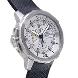 IWC Aquatimer Chronograph White Dial Black Rubber Strap Watch for Men - IW376801 Authentic Buy Shop Now