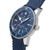 Breitling Superocean Heritage B20 Automatic 46 Blue Dial Blue Mesh Bracelet Watch for Men - AB2020161C1S1 Authentic Buy Shop Now