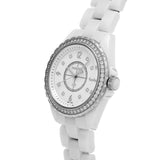 Chanel J12 Quartz Diamonds White Dial White Steel Strap Watch for Women - J12 H3110 Authentic Buy Shop Now