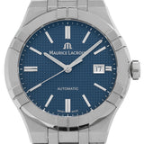 Maurice Lacroix Aikon Automatic Blue Dial Silver Steel Strap Watch For Men - AI6008-SS002-430-1 Authentic Buy Shop Now