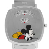 Gucci Grip x Disney Quartz Silver Dial Silver Steel Strap Unisex Watch - YA157419 Authentic Buy Shop Now
