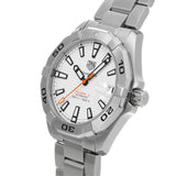 Tag Heuer Aquaracer Automatic White Dial Silver Steel Strap Watch for Men - WBD2111.BA0928 Authentic Buy Shop Now