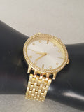Michael Kors Melissa Quartz Gold Dial Gold Steel Strap Watch for Women - MK4368 Authentic Buy Shop Now