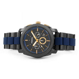 Fossil Machine Chronograph Black Dial Two Tone Steel Strap Watch for Men - FS5164 Authentic Buy Shop Now