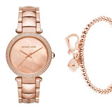 Michael Kors Parker Rose Gold Dial with Diamonds Rose Gold Steel Strap Watch for Women - MK6426 Authentic Buy Shop Now