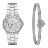 Michael Kors Lennox Quartz Silver Dial Silver Steel Strap Watch For Women - MK7234 Authentic Buy Shop Now