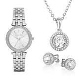 Michael Kors Darci Silver Dial Silver Steel Strap Watch for Women - MK3429 Authentic Buy Shop Now