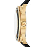 Michael Kors Quartz Black Dial Black Silicone Strap Watch For Women - MK6944 Authentic Buy Shop Now