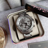 Fossil Bannon Multifunction Chronograph Grey Dial Grey Steel Strap Watch for Men - BQ2491 Authentic Buy Shop Now
