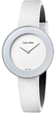 Calvin Klein Chic White Dial White Leather Strap Watch for Women - K7N23TK2 Authentic Buy Shop Now