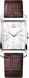 Calvin Klein Window Silver Dial Brown Leather Strap Watch for Men - K2M21126 Authentic Buy Shop Now