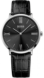 Hugo Boss Jackson Black Dial Black Leather Strap Watch for Men - 1513369 Authentic Buy Shop Now
