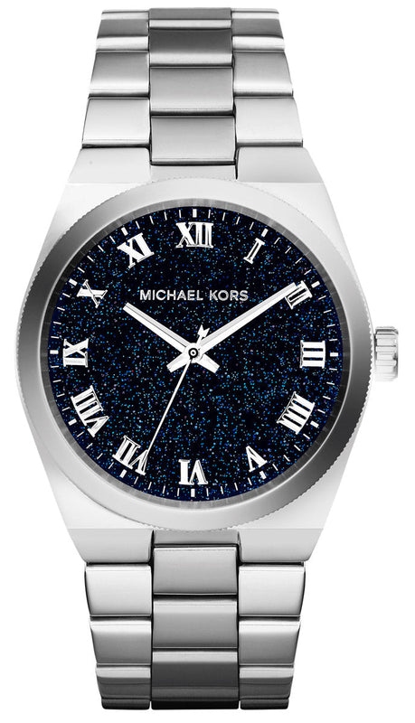 Michael Kors Channing Midnight Blue Dial Silver Steel Strap Watch for Women - MK6113 Authentic Buy Shop Now