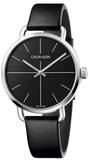 Calvin Klein Evan Black Dial Black Leather Strap Watch for Men - K7B211CZ Authentic Buy Shop Now