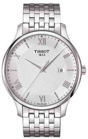 Tissot T Classic Tradition Silver Dial Silver Steel Strap Watch For Men - T063.610.11.038.00 Authentic Buy Shop Now