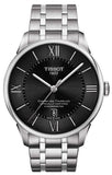 Tissot T Classic Chemin Des Tourelles Chronometer Black Dial Silver Steel Strap Watch For Men - T099.408.11.058.00 Authentic Buy Shop Now